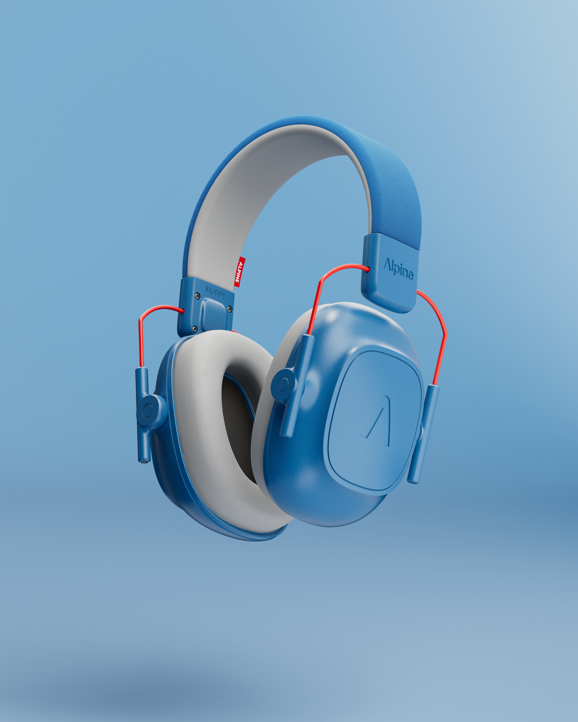 alpine muffy kids oorkappen voor kinderenblauw